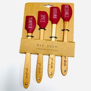 RAE DUNN Autumn Spice Spatula Set